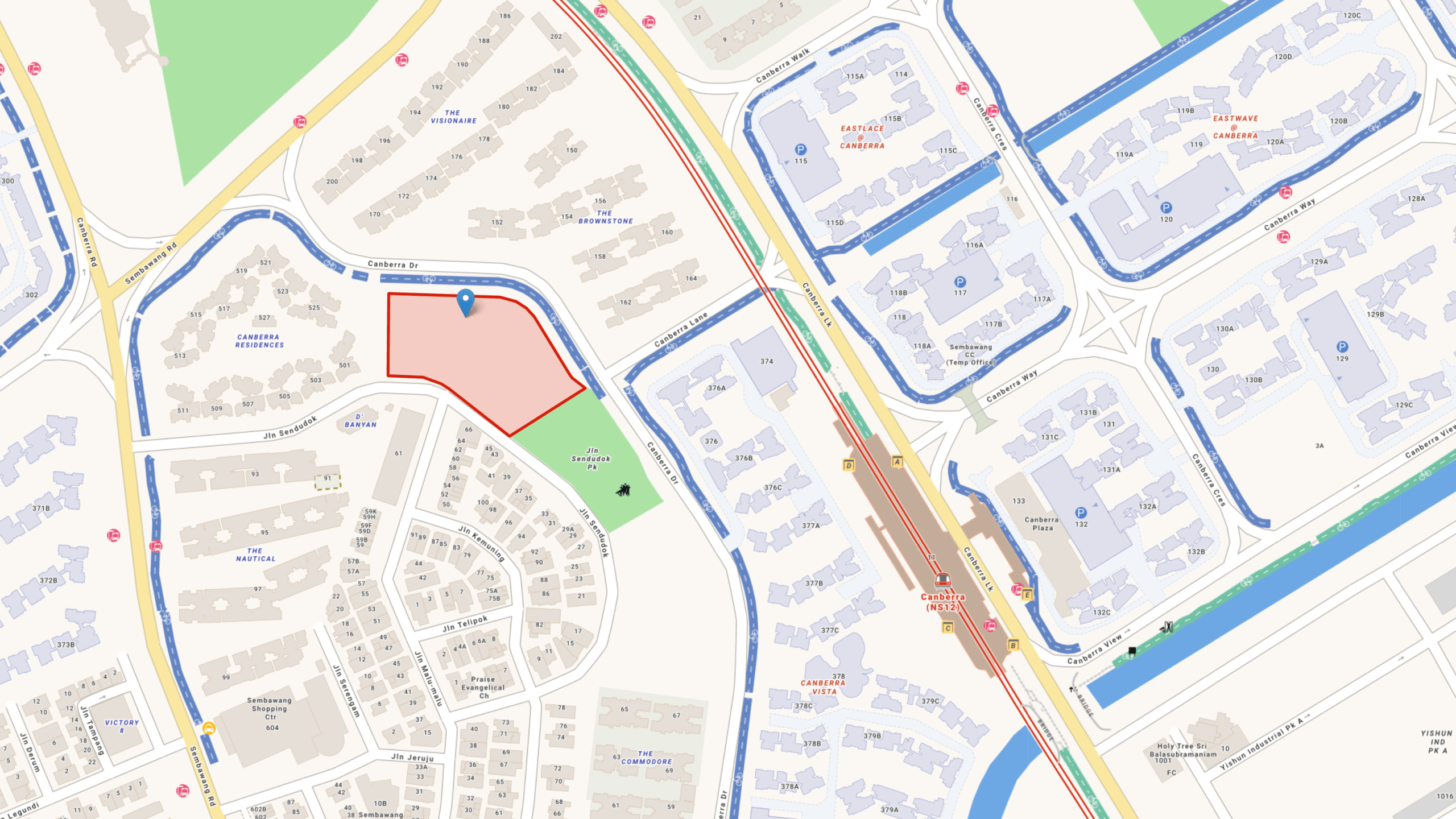 Canberra Drive EC site sold at a record $825 psf ppr, the top of 13 bids